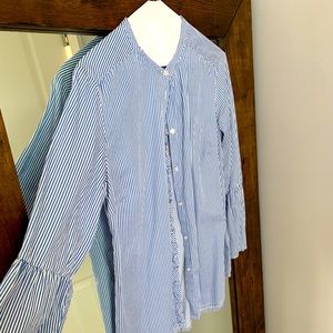 Boden Bell Sleeve Dress Shirt